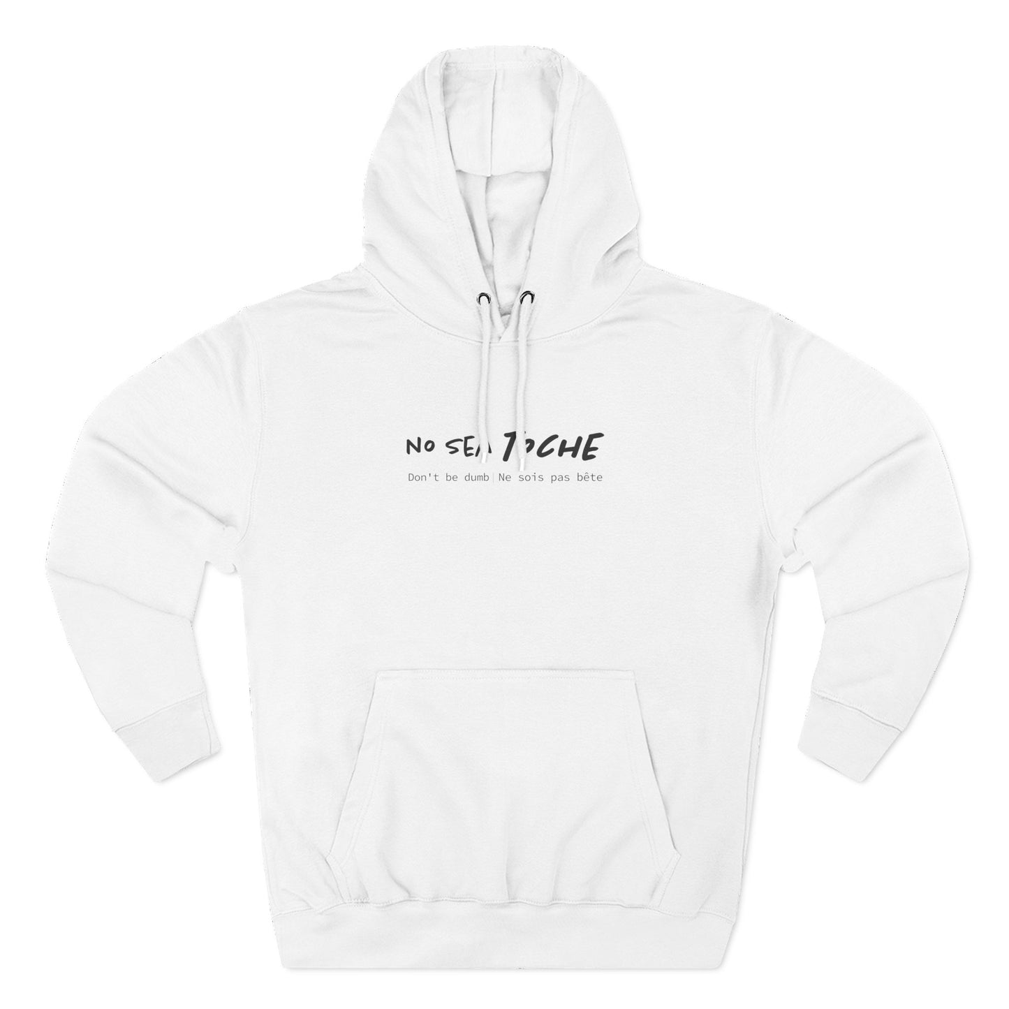 Hoodie “No sea toche” – Suéter Unisex de Fleece, Cómodo, Divertido y con Identidad Venezolana