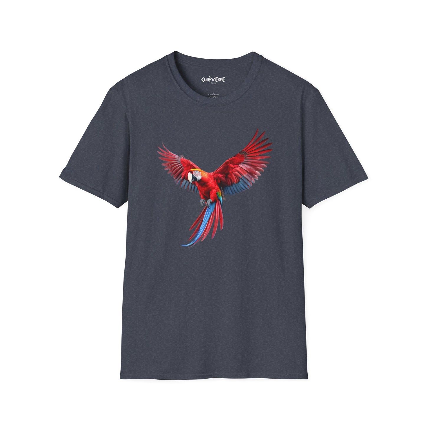Camiseta — Franela con Gráfico Vibrante de Guacamaya