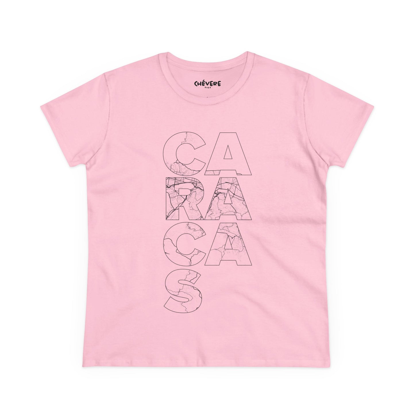 Caracas Outline Graphic Tee — Women's City Map Tee