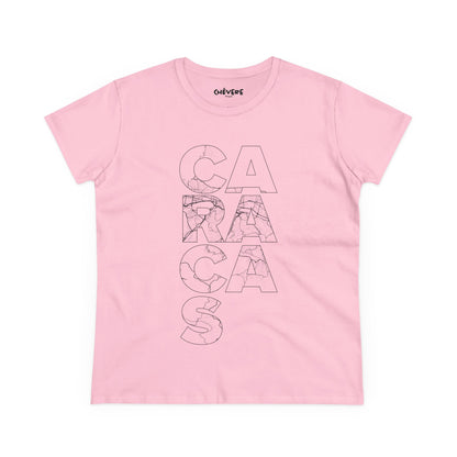Caracas Outline Graphic Tee — Women's City Map Tee