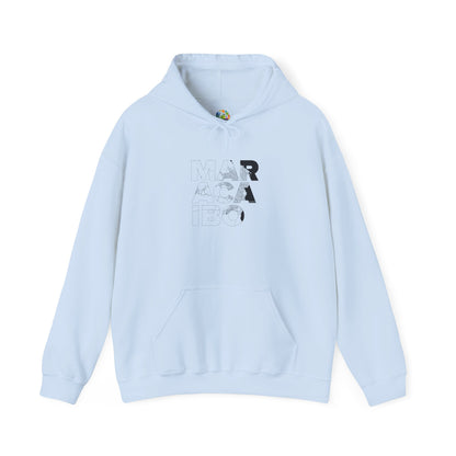 MARACAIBO TYPO Heavy Blend™ - Sudadera con Capucha - Diseño Gráfico Minimalista