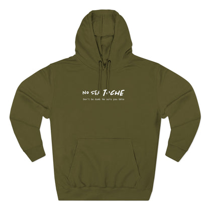Hoodie “No sea toche” – Suéter Unisex de Fleece, Cómodo, Divertido y con Identidad Venezolana