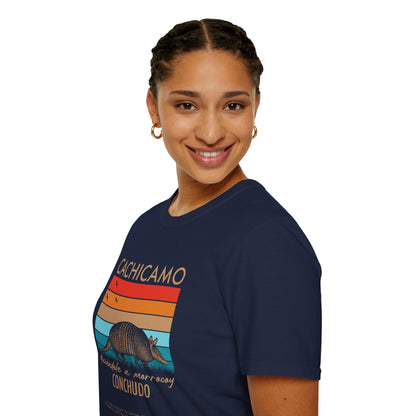 CACHICAMO DICIÉNDOLE A MORROCOY  🐢 CONCHUDO - Camiseta Vintage Unisex Softstyle