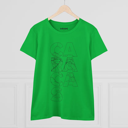 Caracas Outline Graphic Tee — Women's City Map Tee