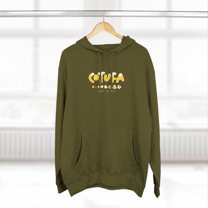 Hoodie “Cotufa” – Suéter Unisex de Fleece, Cómodo, Casual y con Sabor Venezolano