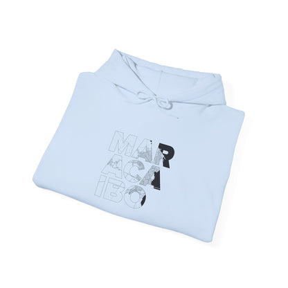 MARACAIBO TYPO Heavy Blend™ - Sudadera con Capucha - Diseño Gráfico Minimalista