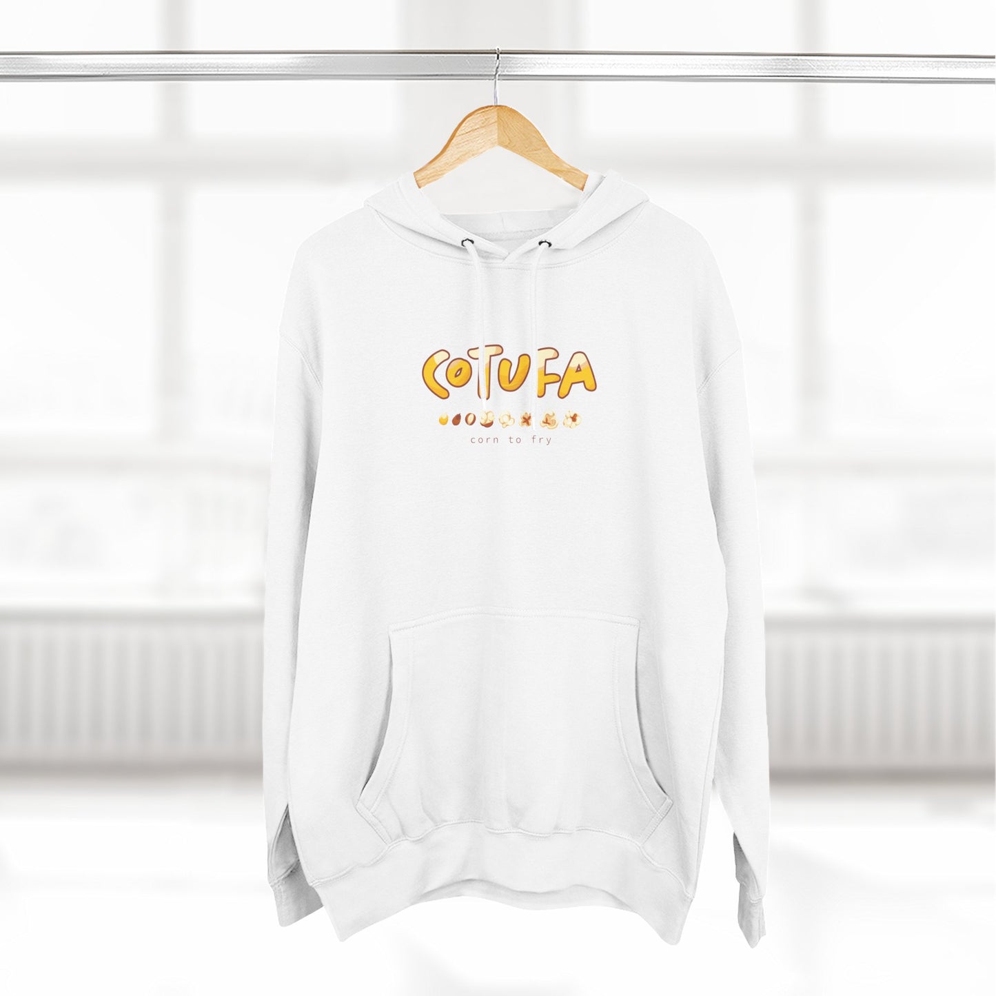 Hoodie “Cotufa” – Suéter Unisex de Fleece, Cómodo, Casual y con Sabor Venezolano
