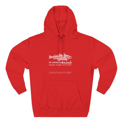 Hoodie “Te Conozco Bacalao” – Suéter Unisex de Fleece, Cómodo, Original y con Sabor Venezolano