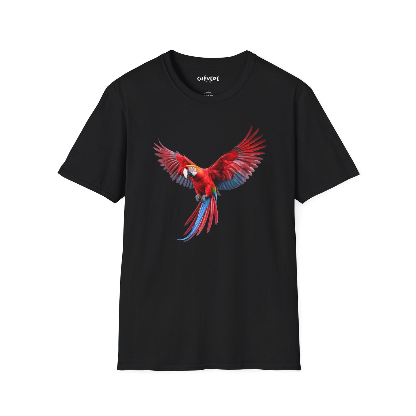 Camiseta — Franela con Gráfico Vibrante de Guacamaya