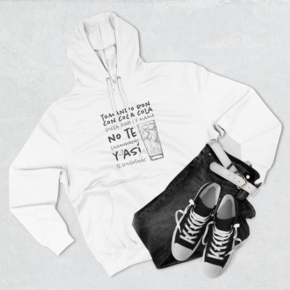 Hoodie de Fleece Tres Paneles – Diseño Divertido de Bebida 🍹, Suéter Unisex Casual y Original para Fiestas o Regalar a Amigos