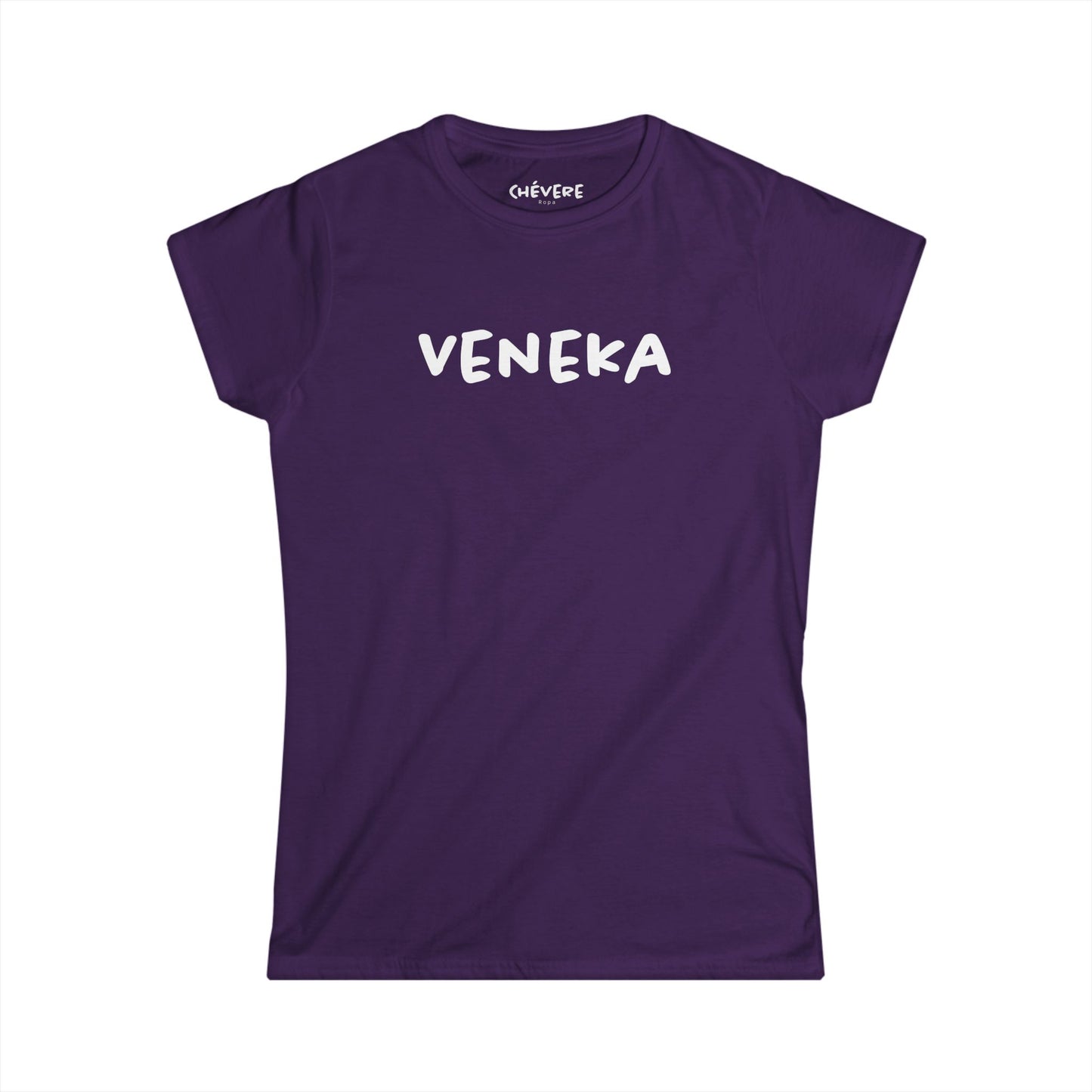 Veneka - Camiseta para Mujer  — Franela Minimalista