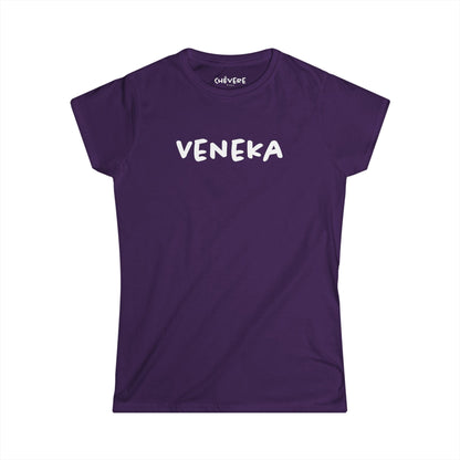 Veneka - Camiseta para Mujer  — Franela Minimalista