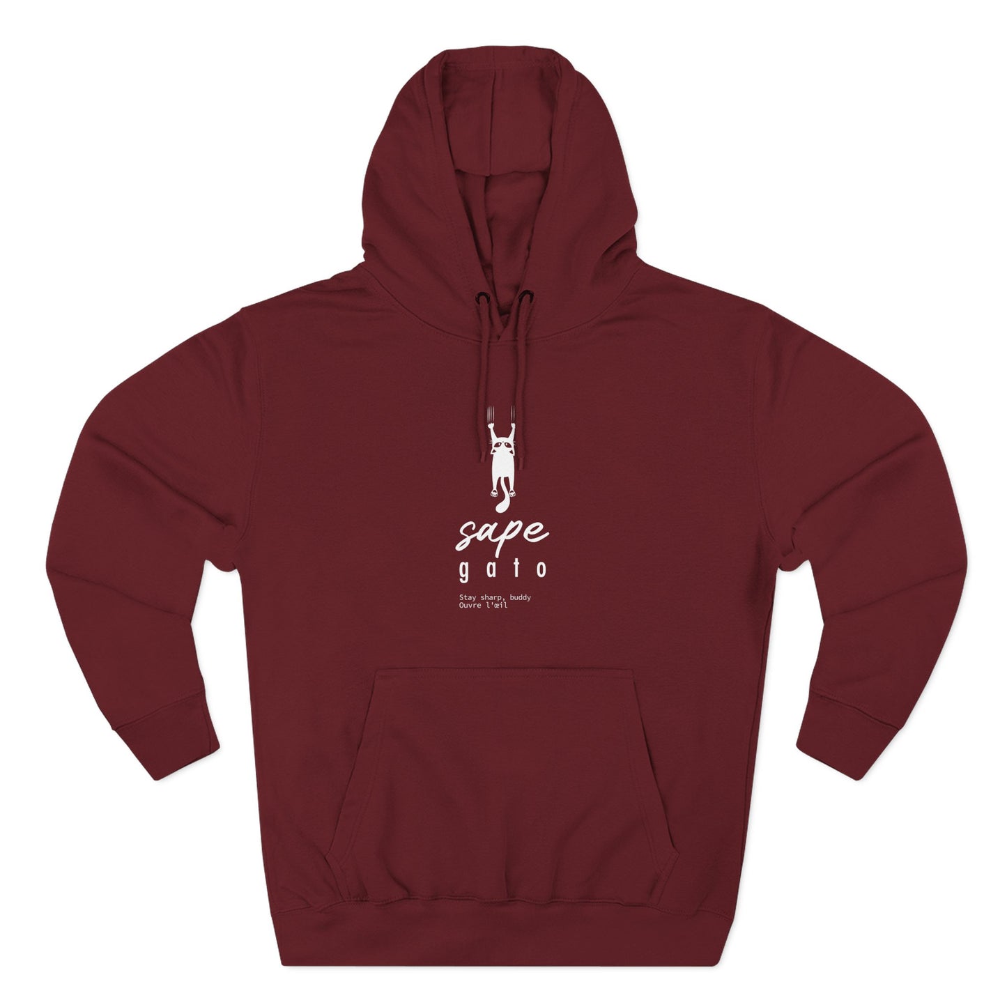 Hoodie “Sape Gato” – Suéter Unisex de Fleece, Cómodo, Divertido y con Identidad Venezolana