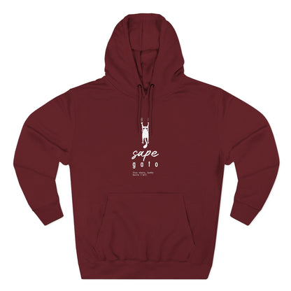 Hoodie “Sape Gato” – Suéter Unisex de Fleece, Cómodo, Divertido y con Identidad Venezolana