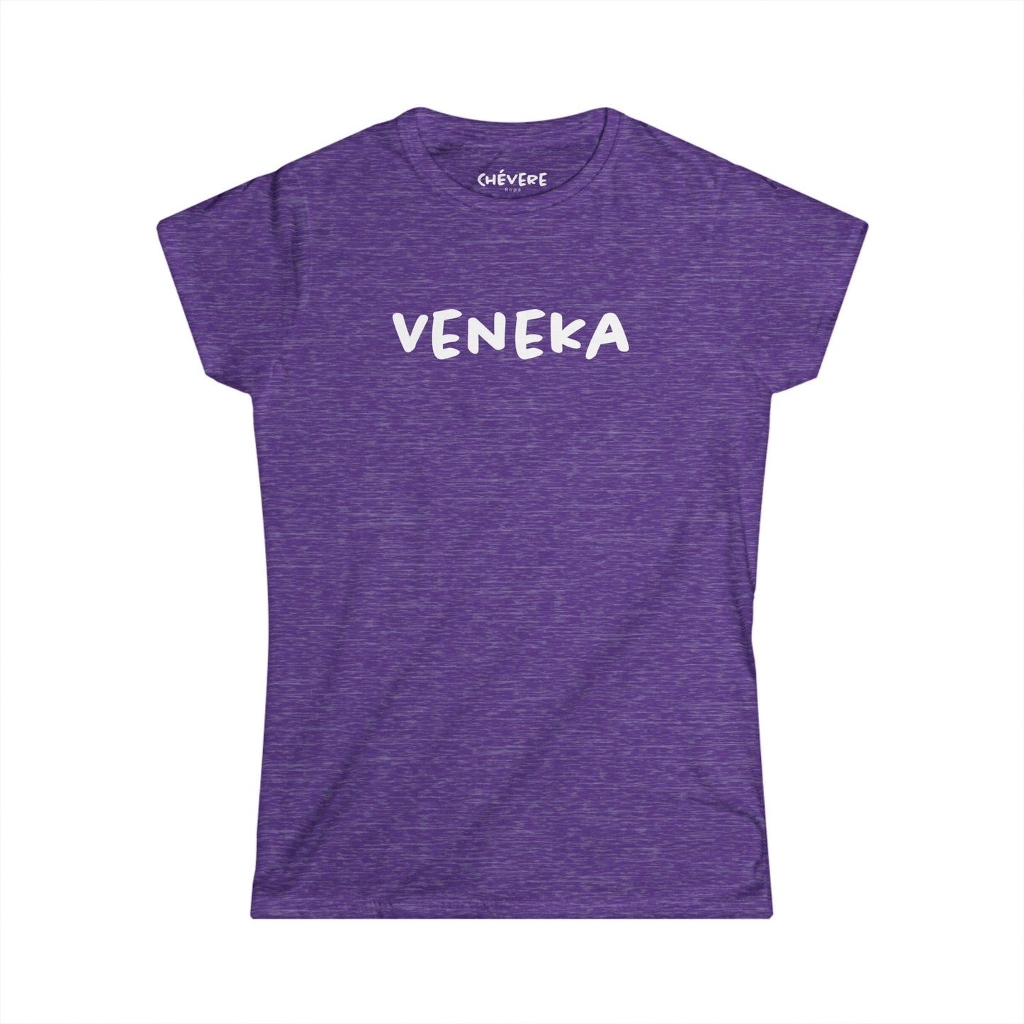 Veneka - Camiseta para Mujer  — Franela Minimalista