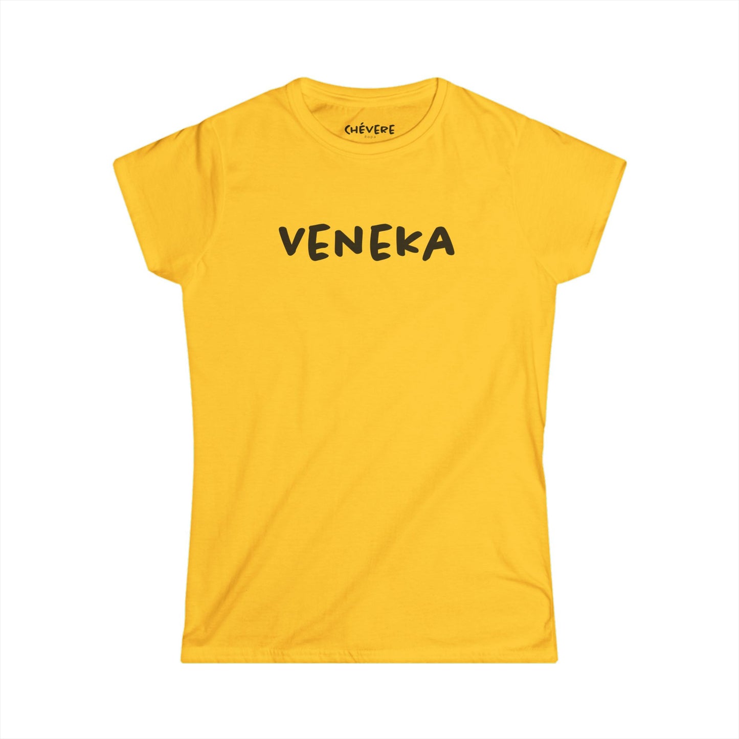 Veneka - Camiseta para Mujer  — Franela Minimalista