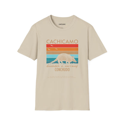 CACHICAMO DICIÉNDOLE A MORROCOY  🐢 CONCHUDO - Camiseta Vintage Unisex Softstyle
