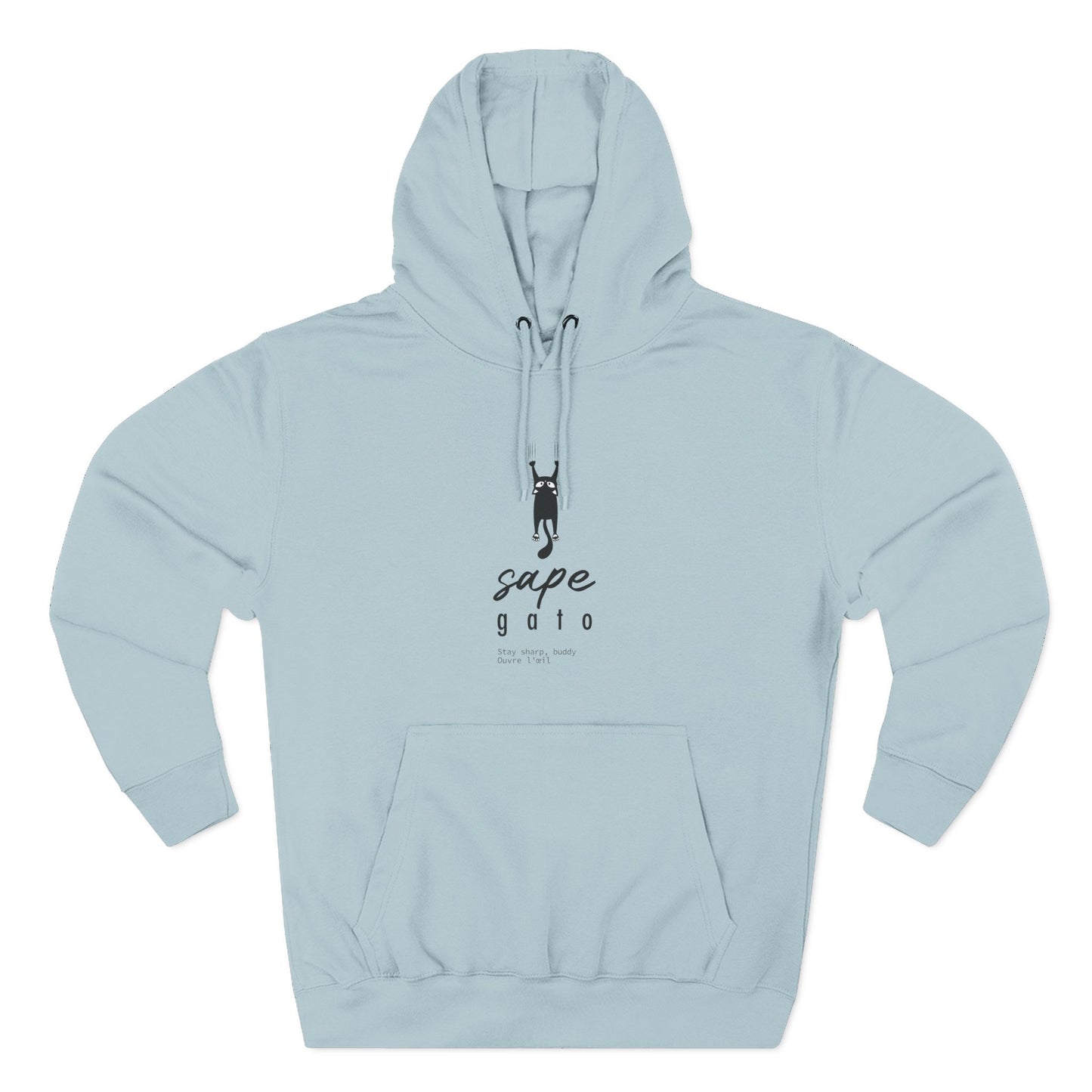 Hoodie “Sape Gato” – Suéter Unisex de Fleece, Cómodo, Divertido y con Identidad Venezolana