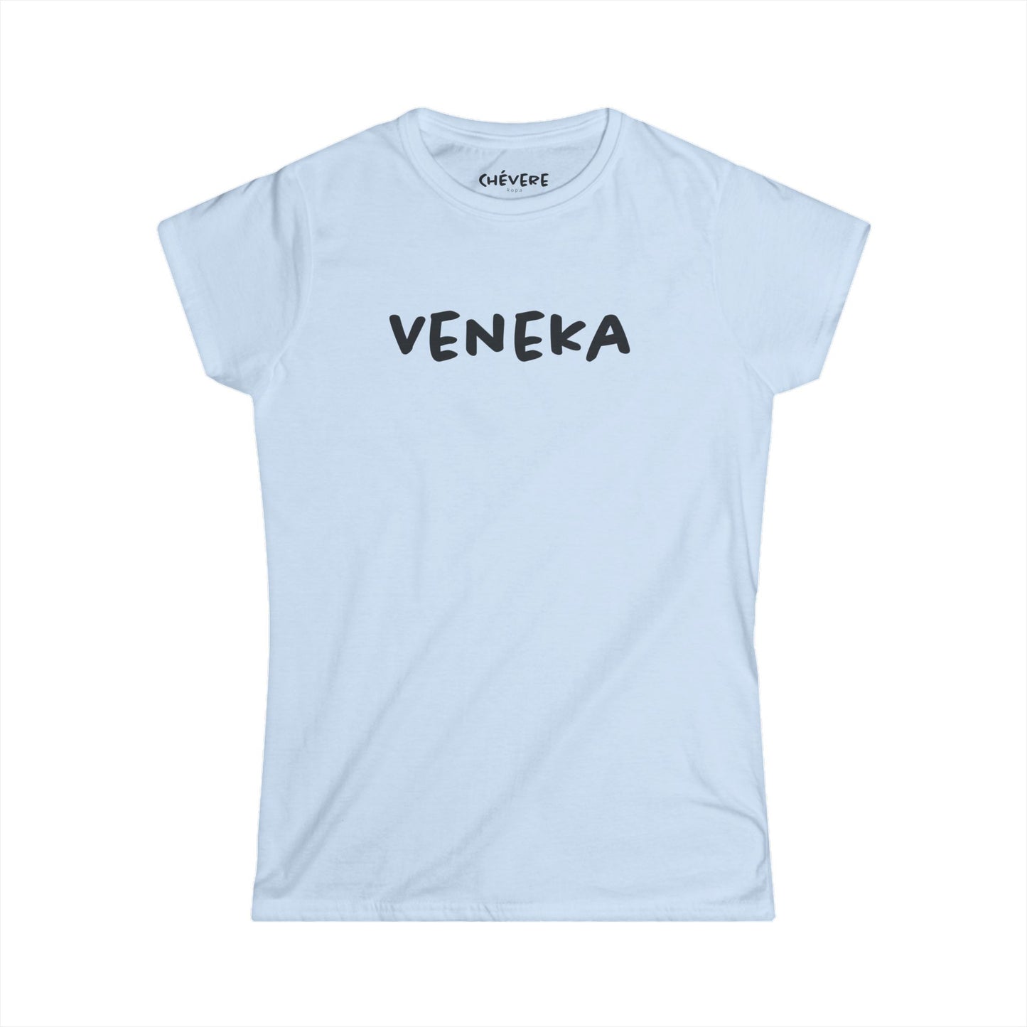 Veneka - Camiseta para Mujer  — Franela Minimalista