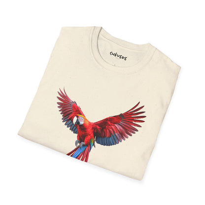 Camiseta — Franela con Gráfico Vibrante de Guacamaya