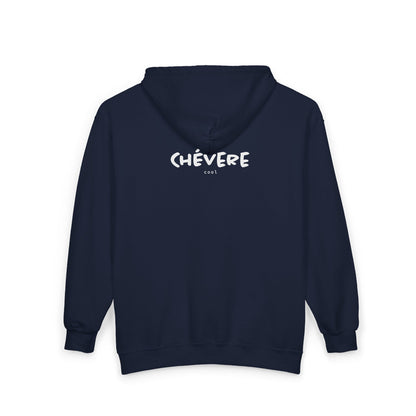 Caracas Street Sign Zip Hoodie — Chevere Logo Back