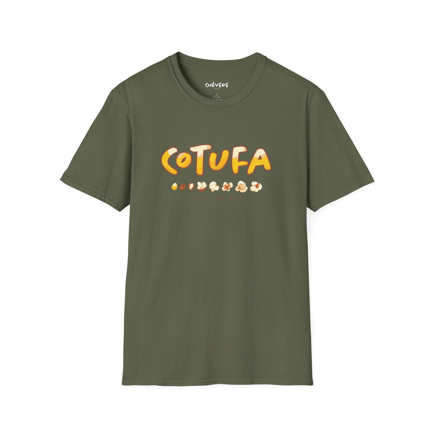 COTUFA "Corn to Fry" 🌽🍿 - Camiseta Unisex Softstyle