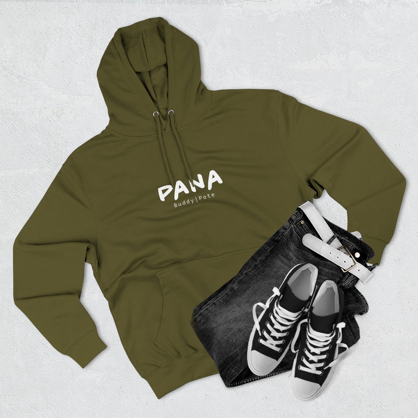 Suéter PANA – Hoodie Unisex de Fleece Cómodo y Moderno, ideal para el día a día y regalar con estilo venezolano