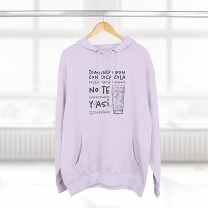 Hoodie de Fleece Tres Paneles – Diseño Divertido de Bebida 🍹, Suéter Unisex Casual y Original para Fiestas o Regalar a Amigos