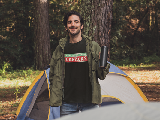 LAST NIGTH I SLEPT IN CARACAS -  Unisex Softstyle T-Shirt