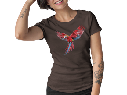 Camiseta — Franela con Gráfico Vibrante de Guacamaya