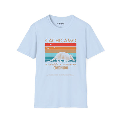CACHICAMO DICIÉNDOLE A MORROCOY  🐢 CONCHUDO - Camiseta Vintage Unisex Softstyle