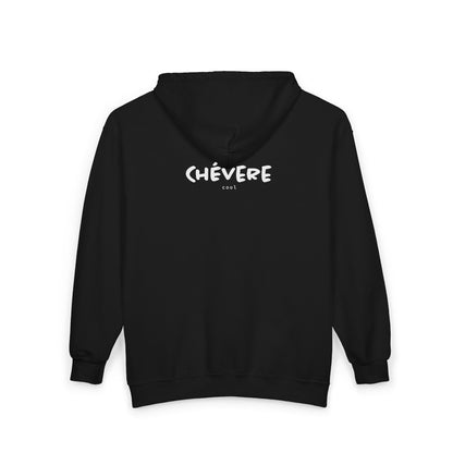 Caracas Street Sign Zip Hoodie — Chevere Logo Back