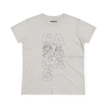 Caracas Outline Graphic Tee — Women's City Map Tee