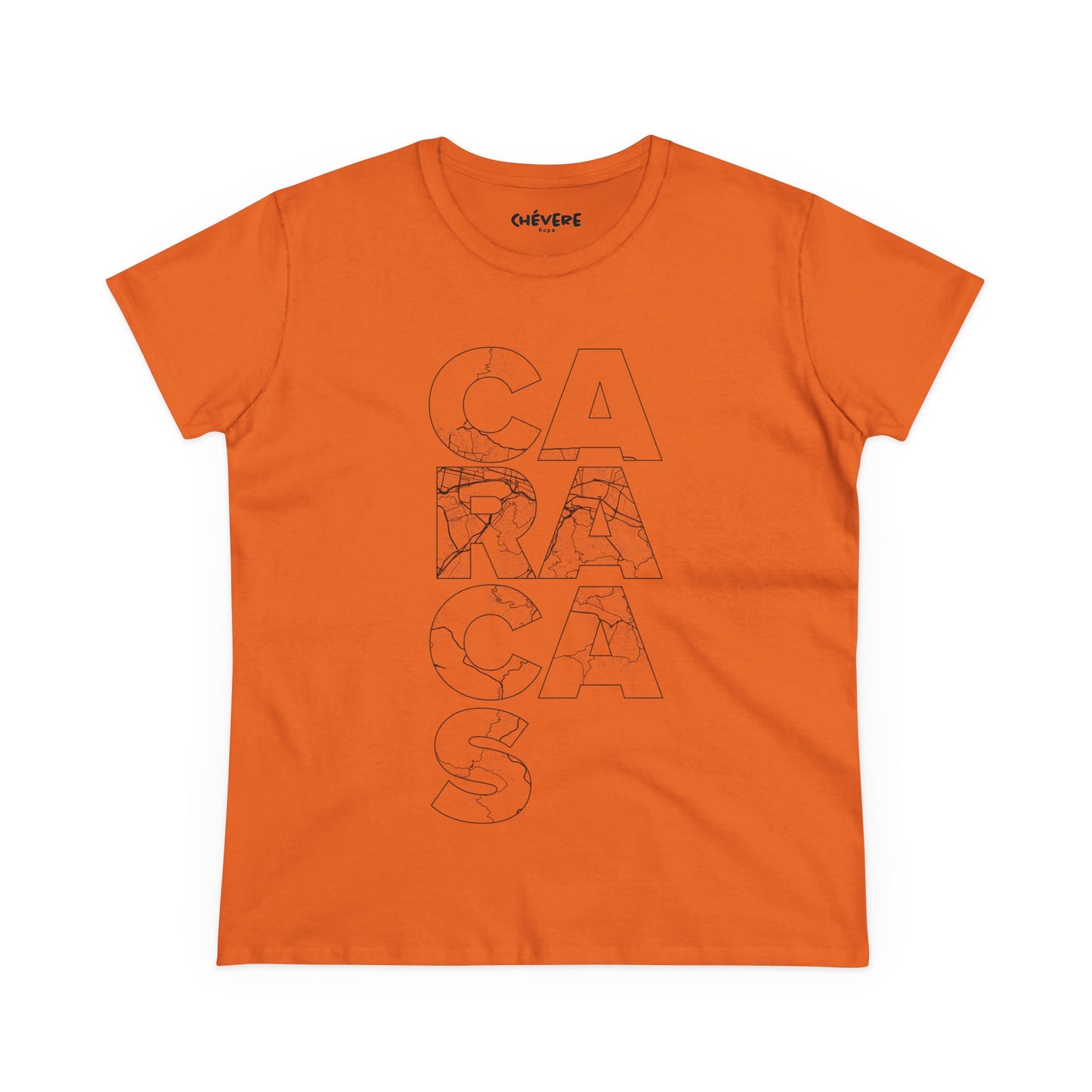 Caracas Outline Graphic Tee — Women's City Map Tee