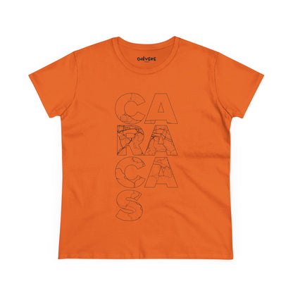 Caracas Outline Graphic Tee — Women's City Map Tee