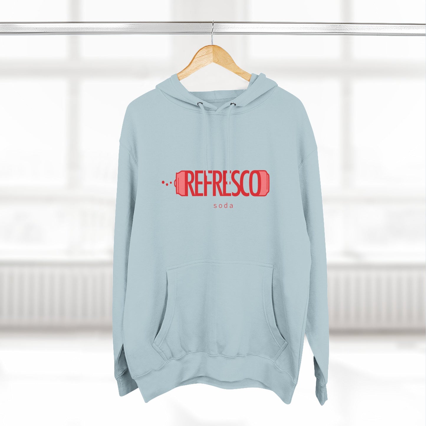 Hoodie “Refresco” – Suéter Unisex de Fleece, Cómodo, Casual y con Identidad Venezolana