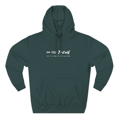 Hoodie “No sea toche” – Suéter Unisex de Fleece, Cómodo, Divertido y con Identidad Venezolana