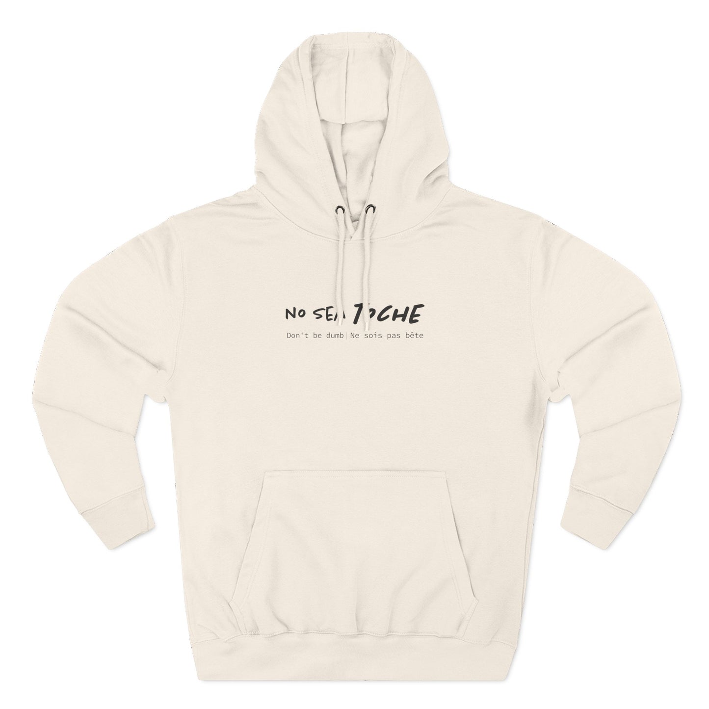 Hoodie “No sea toche” – Suéter Unisex de Fleece, Cómodo, Divertido y con Identidad Venezolana