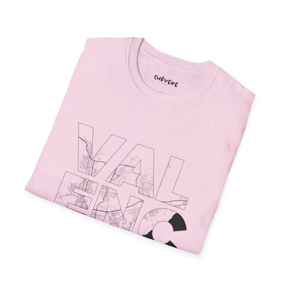 MAPA VALENCIA TYPO Unisex T-Shirt - Contemporary Casual Wear