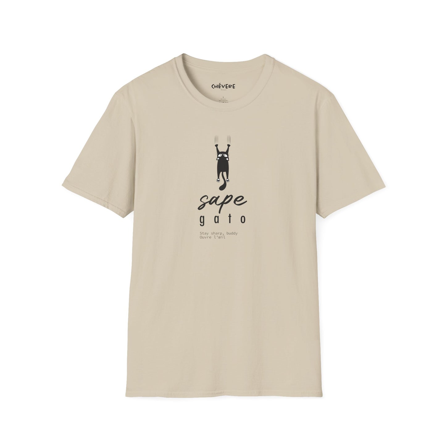 SAPE GATO - Camiseta Unisex Softstyle