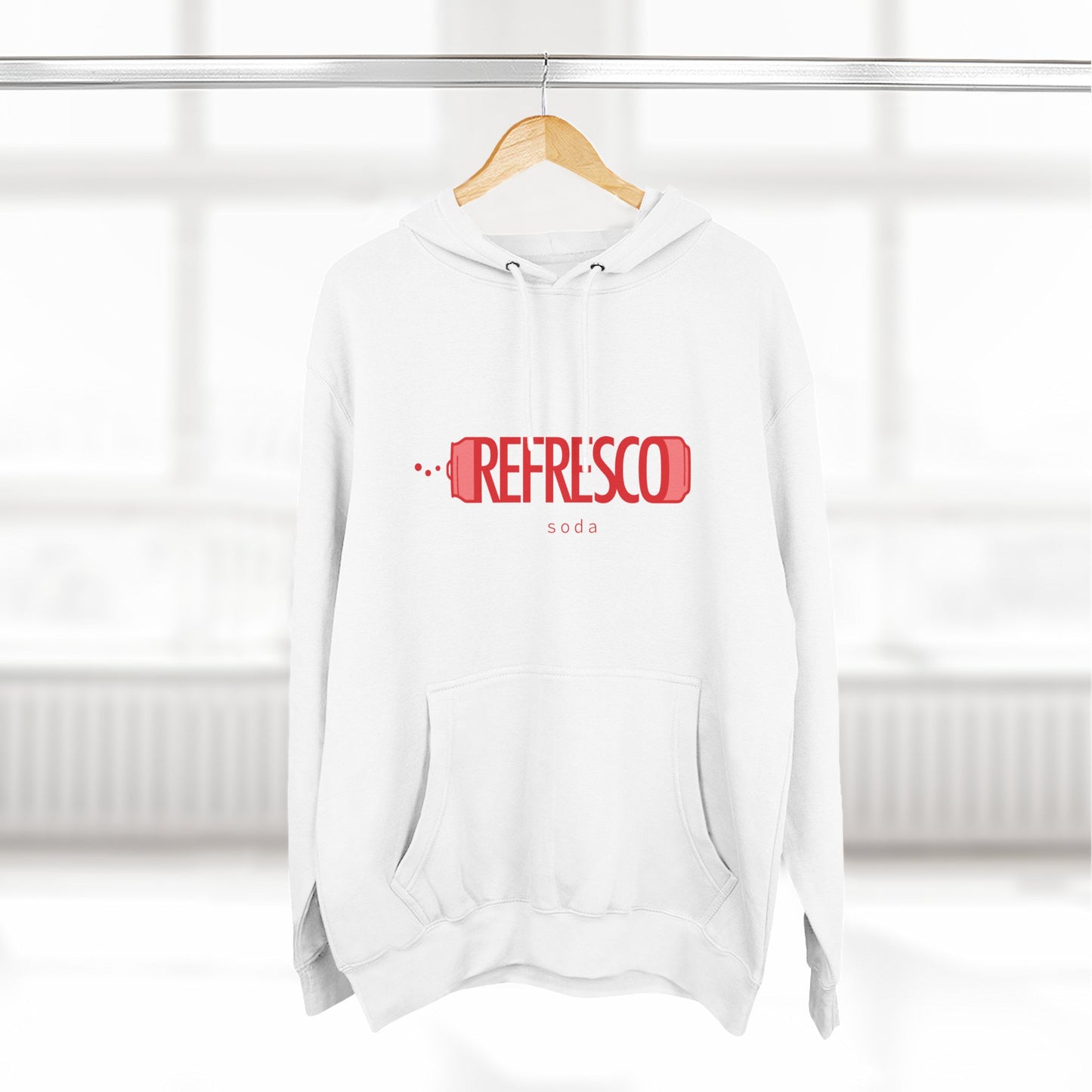 Hoodie “Refresco” – Suéter Unisex de Fleece, Cómodo, Casual y con Identidad Venezolana