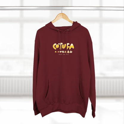 Hoodie “Cotufa” – Suéter Unisex de Fleece, Cómodo, Casual y con Sabor Venezolano