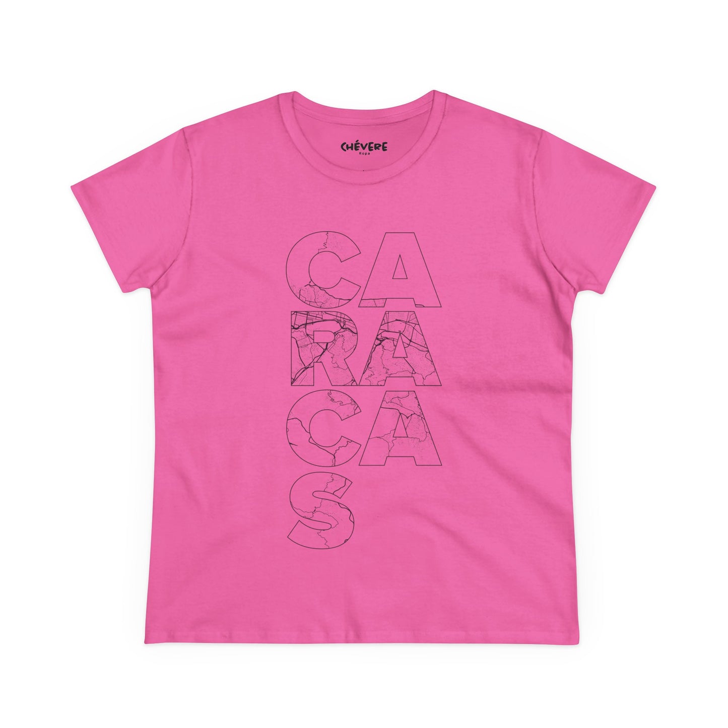 Caracas Outline Graphic Tee — Women's City Map Tee