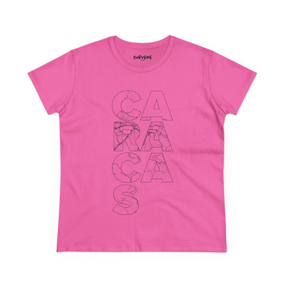 Caracas Outline Graphic Tee — Women's City Map Tee