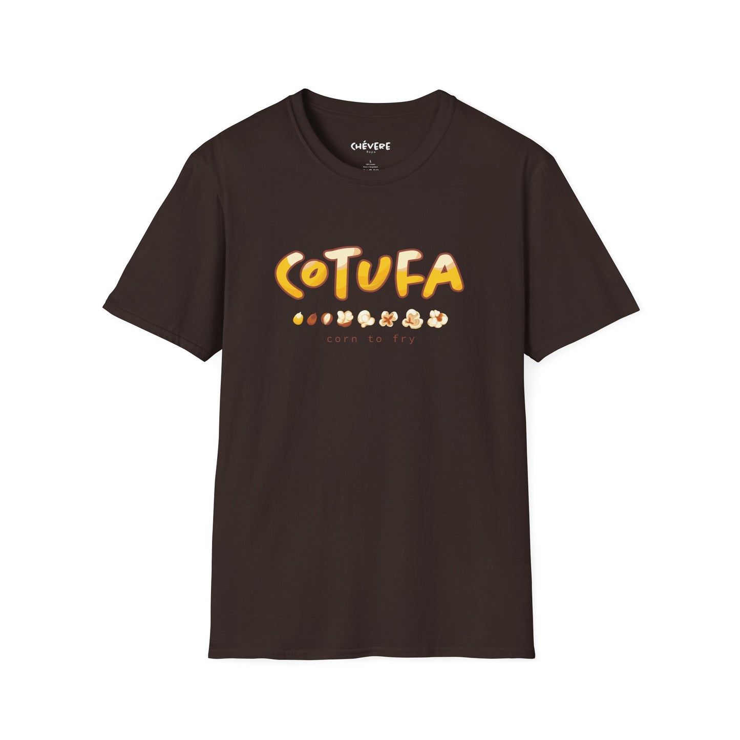 COTUFA "Corn to Fry" 🌽🍿 - Camiseta Unisex Softstyle
