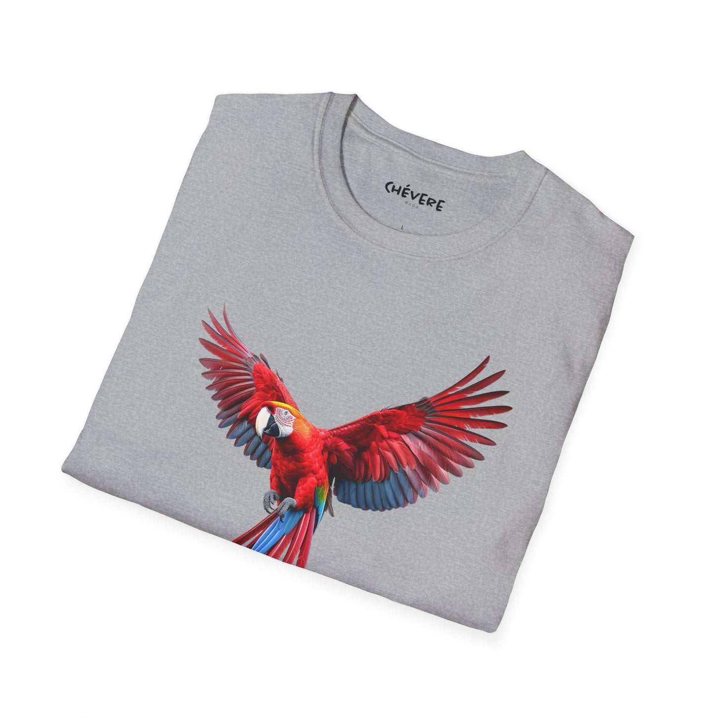 Camiseta — Franela con Gráfico Vibrante de Guacamaya