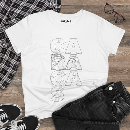 Caracas Outline Graphic Tee — Women's City Map Tee