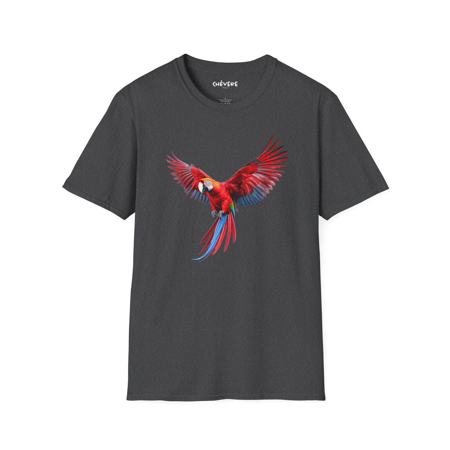 Camiseta — Franela con Gráfico Vibrante de Guacamaya