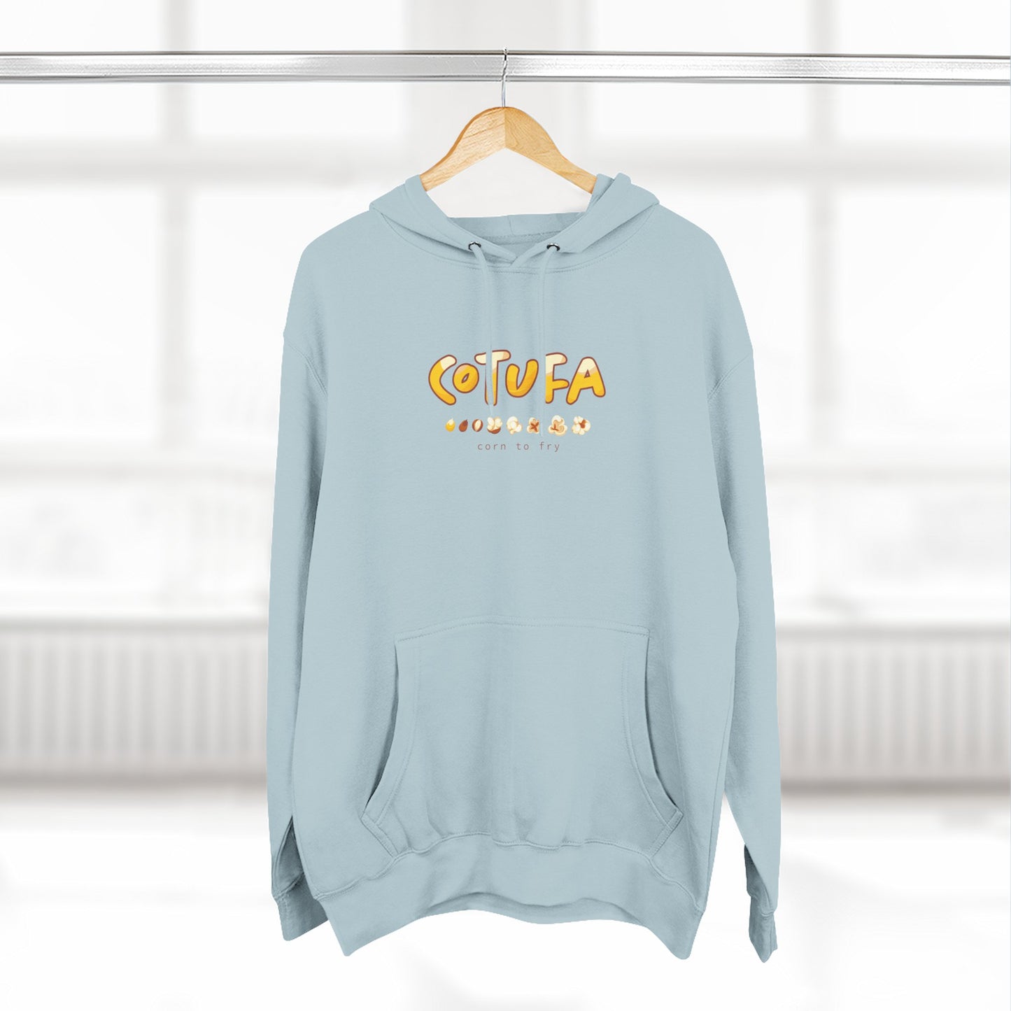 Hoodie “Cotufa” – Suéter Unisex de Fleece, Cómodo, Casual y con Sabor Venezolano