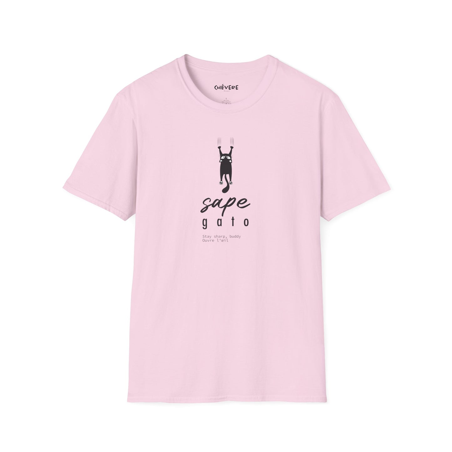 SAPE GATO - Camiseta Unisex Softstyle